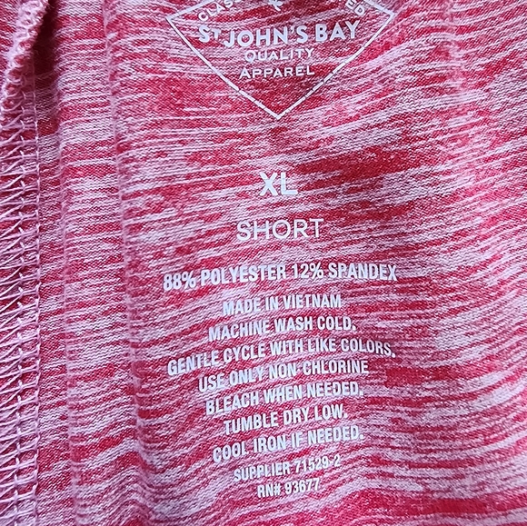 Bundle of 2 St. Johns Bay Athletic Women's Shorts 5 Inch Inseam - Picture 8 of 9